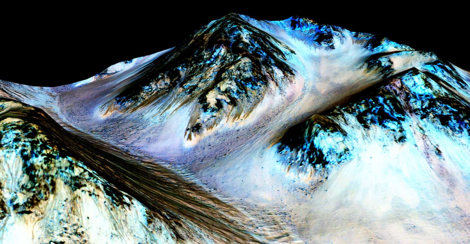 NASA Confirms Evidence That Liquid Water Flows on Today’s Mars