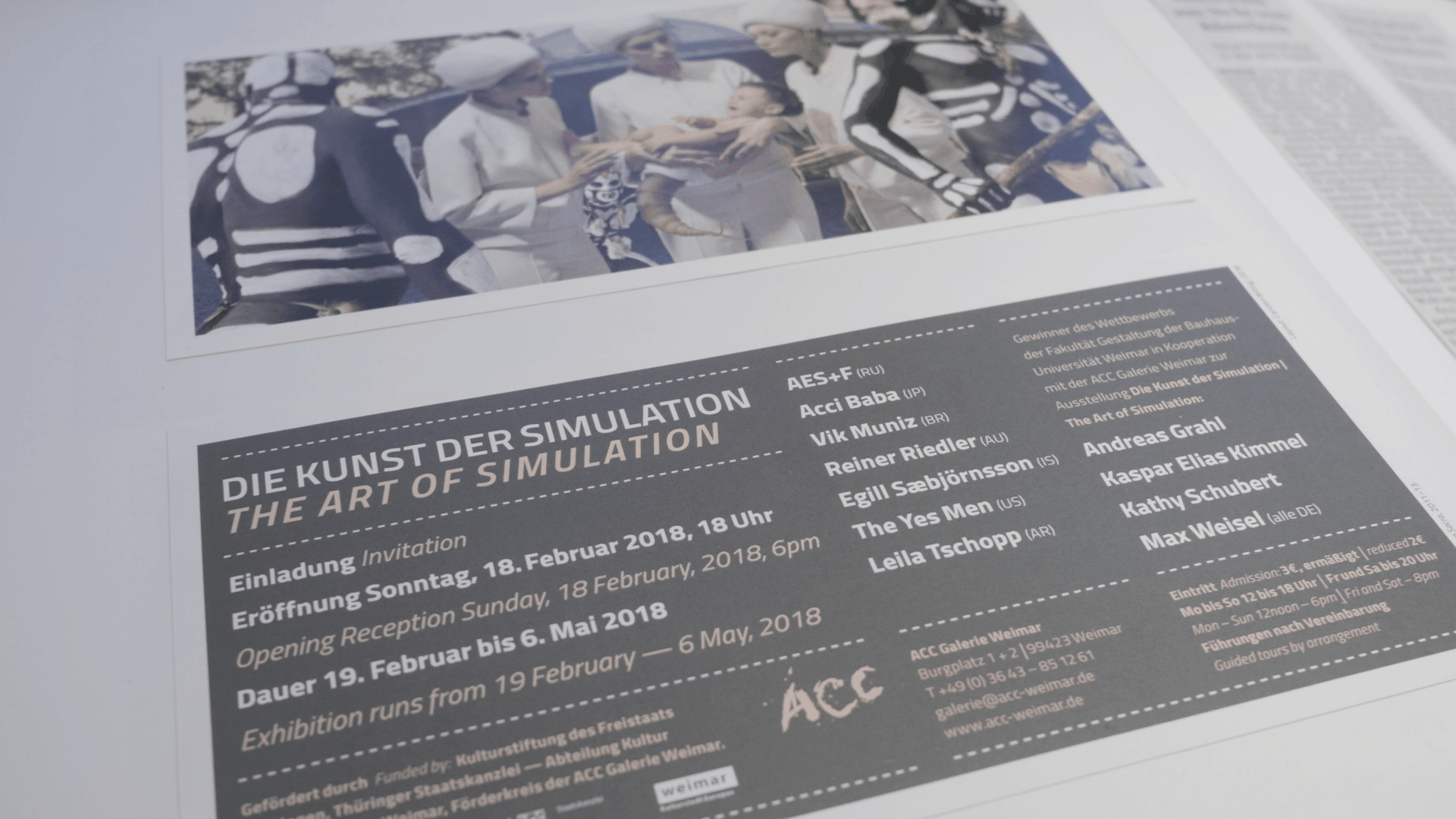 ‘The Art of Simulation’ | Weimar, Germany | 2018