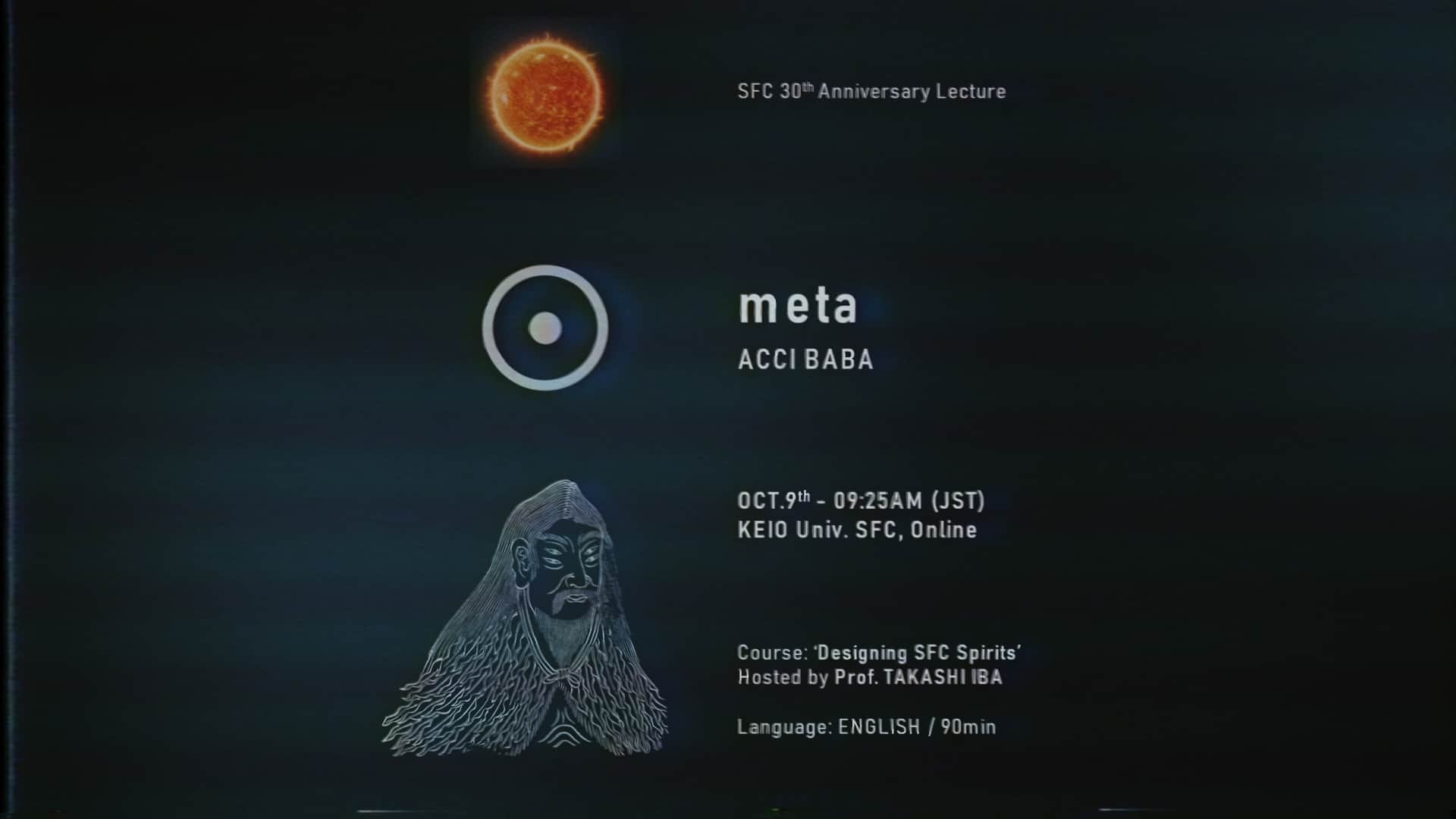 Lecture – ‘meta’ | KEIO University SFC (Autumn・2020)